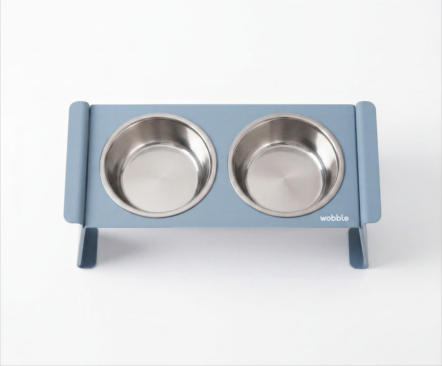 Perch feeder, top view showing both bowls